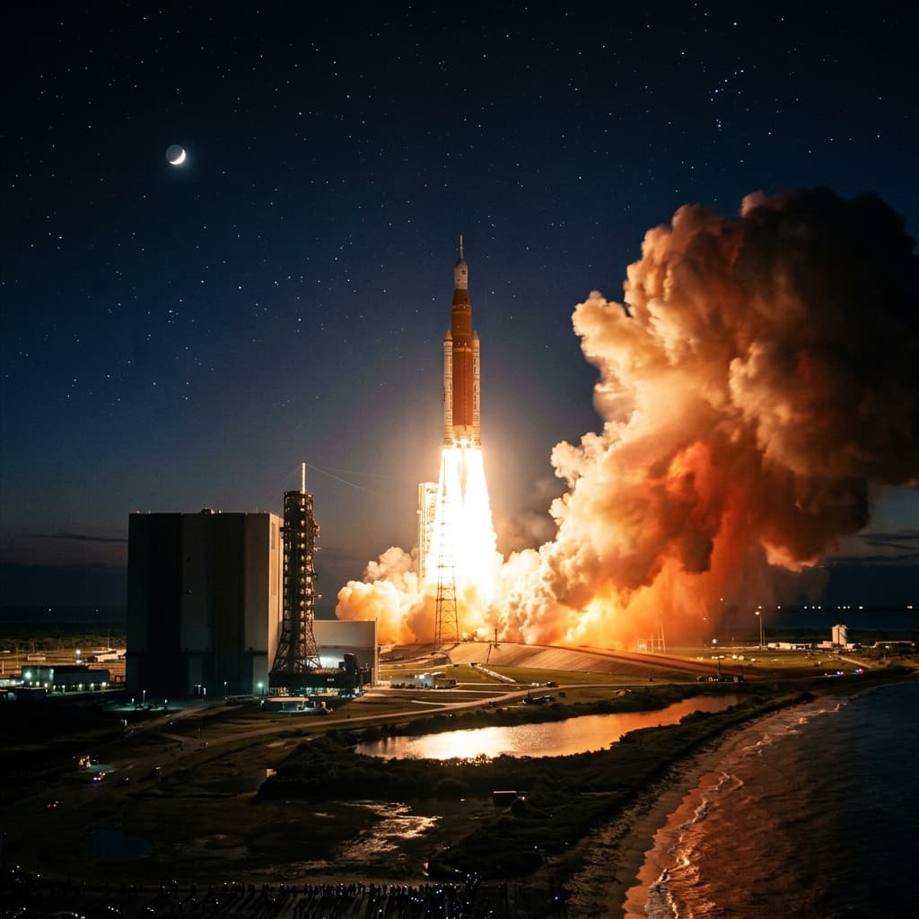 Literary essay on space and human aspiration